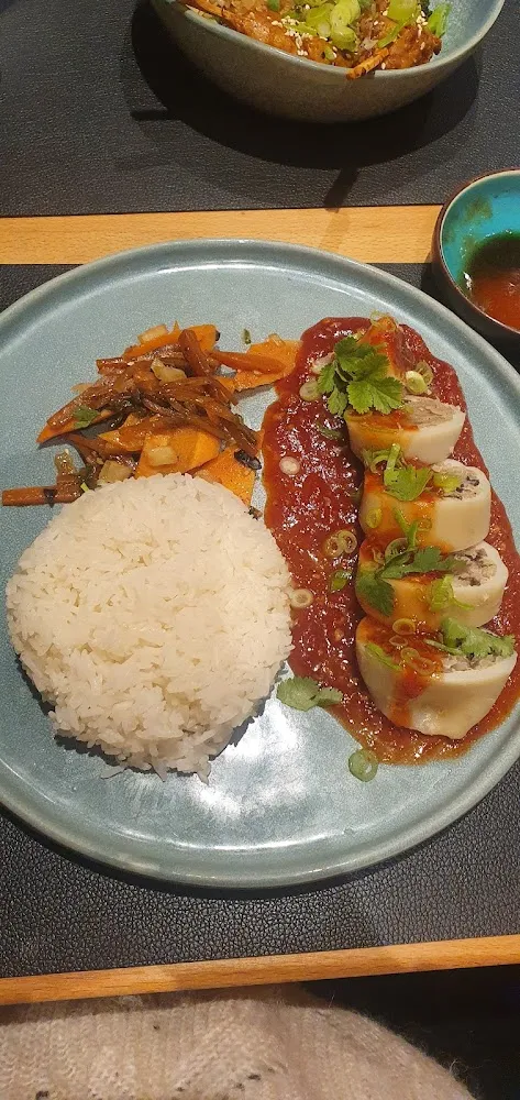 Encornet Farcis Sauce Aigre Douce