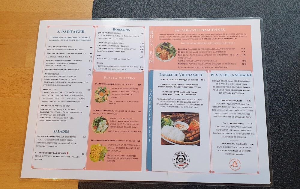 Lucky Panda - Menu Image 3